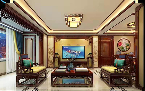 上海住宅新中式风格装修，尽显奢华品味