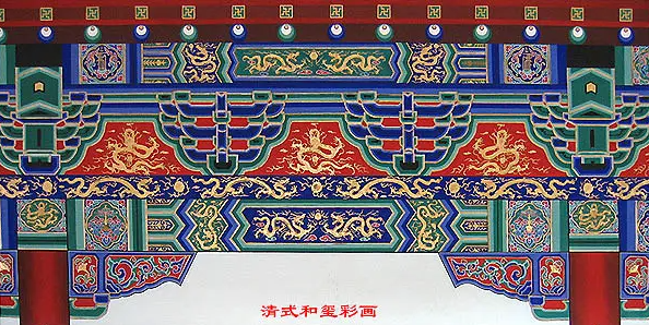 上海中国建筑彩画装饰图案